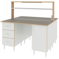 Стол островной ЛАБ-1500 ОК (Керамогранит)