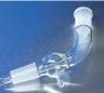 Аллонж изогнутый с отводом, 24/40, Pyrex (Corning)