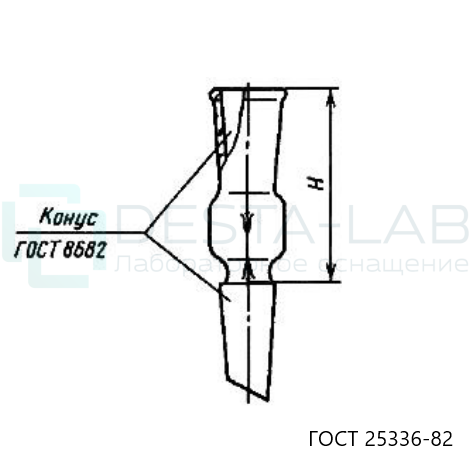 Переход П1-2-24/29-45/40 ГОСТ 25336-82