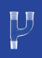 Насадка Lenz двугорлая, керн NS24/29, две муфты NS24/29