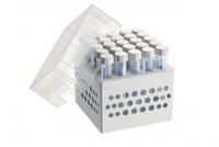 Штатив для пробирок, d 20 мм, 25 мест, полипропилен, прозрачная крышка, серый, 2 шт./уп., Eppendorf