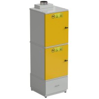 Шкаф для хранения опасных веществ 600х600х1950 мм (горючих жидкостей), серый