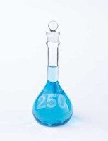 Колба мерная Kimble 1000 мл, класс A, прочная, со стеклянной пробкой, светлое стекло