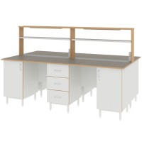 Стол островной ЛАБ-2400 ОК (Керамогранит)