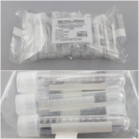 Пробирка 15 мл цилиндрическая с 2-х позиционной пробкой, с дел., п/с, стерильная, уп. 25 шт, Гритмед