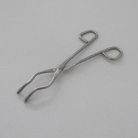 Щипцы лабораторные тигельные из нержавеющей стали и нарезками на рабочей части створок., 21см., уп. 10 шт