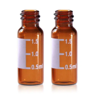 Виала 2,0 мл, темное стекло, 12×32 мм, дно плоское, горло винтовое 9-425, с этикеткой, 100 шт./уп., Zhejiang ALWSCI Technologies
