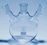 Колба трехгорлая, круглодонная, 25 мл, нестерильная, Quickfit, Merck (Millipore, Sigma-Aldrich, Supelco)