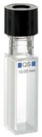 Кювета, кварцевое стекло, 200–2500 нм, ОП 10х10 мм, 3500 мкл, с завинчивающейся крышкой G14 и силиконовой прокладкой, Hellma