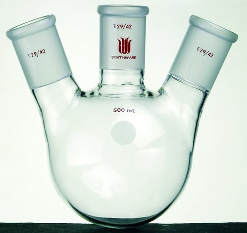 Колба трехгорлая, круглодонная, 2000 мл, со скошенными боковыми горловинами, Merck (Millipore, Sigma-Aldrich, Supelco)