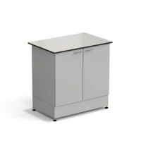 Стол-тумба ЭКРОС 900х600х900 мм 2 двери, раб. поверхность - LABGRADE