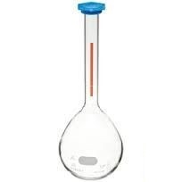 Колба мерная, 25 мл, класс А, БС, колпачок, Lifetime Red, 6 шт./уп., 12 шт./кор., Pyrex (Corning)