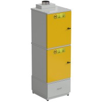 Шкаф для хранения опасных веществ 600х600х1950 мм (кислот), серый