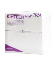 Салфетки протирочные Kimtech Pure, для чистых помещений, листовые, 35 шт, 1 слой, белые, Kimberly-Clark