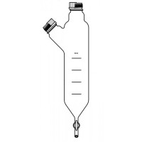 Воронка делительная 1000 мл с отводом эскиз 2-951