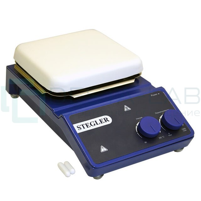 Мешалка магнитная Stegler HS-Pro (20 л, 200…1500 об/мин, 380 °С)