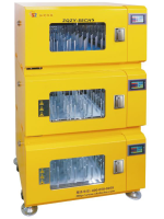 Шейкер-инкубатор, ампл. 1,5 или 3 мм, 10-1200 или 10-800 об/мин, от +4 до +60°С, платформа 575х435 мм, планшеты, 1-3 яруса, ZQZY-88HS, Zhichu, Китай