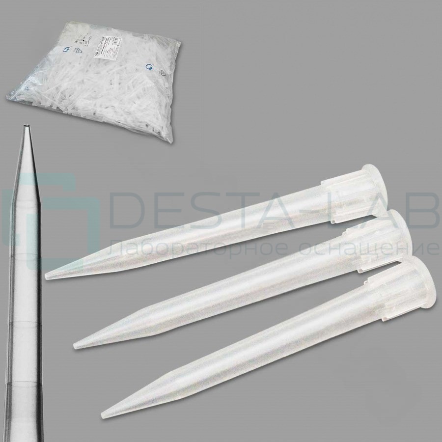 Наконечник для дозаторов 20-300 мкл, тип Eppendorf, с делениями, нейтральный, уп. 1000 шт., Aptaca
