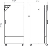 Камера роста растений Binder КBW 400 с освещением, 400 литров