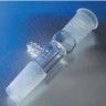 Аллонж прямой с отводом, 24/40, Pyrex (Corning)