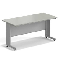 Стол пристенный ЭКРОС 1800х800х900 мм, раб. поверхность - ЛАМИНАТ СЕРЫЙ