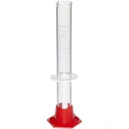 Цилиндр мерный, 100 мл, ц.д. 1 мл, с носик. и пласт.основ., ТС, Pyrex Vista, 12 шт., Pyrex (Corning)