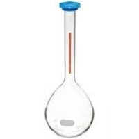 Колба мерная, 500 мл, класс А, БС, колпачок, Lifetime Red, 6 шт./уп., 12 шт./кор., Pyrex (Corning)