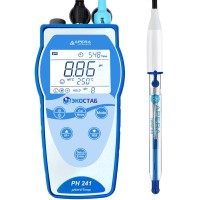 Портативный рН-метр с GLP ЭКОСТАБ PH241HF (для концентрированных кислот)