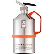 Фляга для ЛВЖ Rötzmeier 02D, с самозакрывающимся дозатором, 2 л, нержавеющая сталь