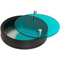 Поддон с крышкой для сит лабораторных Таглер СЛК-200