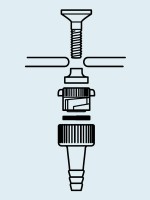 Комплект для колбы Бунзена DURAN Group соединение для шланга 9 мм