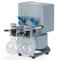 Мембранный насос Vacuubrand ME 8C NT +2AK, 7,1 м3/час, вакуум до 70 мбар