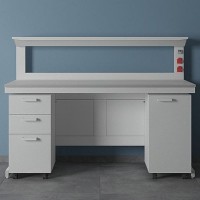 Стол лабораторный с полкой ЛК-1800 СМ (Lab HPL)