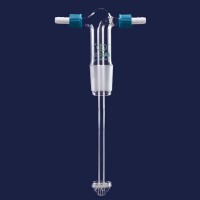 Головка склянки для промывки газов ISOLAB, с отводами GL14, керн NS29/32, с фильтром, стекло