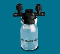 Склянка Вульфа для защиты насоса, Buchi