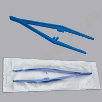 Пинцет дл. 19 см., п/с., стер., инд. уп.