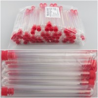 Пробирка 20 мл цилиндрическая, 16×150 мм, с пробкой, п/с, стерильная, уп. 100 шт, Гритмед