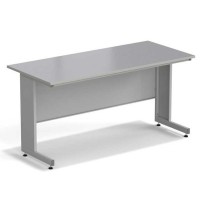 Стол пристенный ЭКРОС 1800х800х900 мм, раб. поверхность - МОНОЛИТНЫЙ КЕРАМОГРАНИТ с ПВХ кромкой