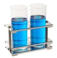 Штатив для пробирок Bochem, разборный, размеры 145x52x90, на 12 пробирок, нержавеющая сталь