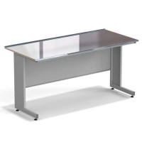 Стол пристенный ЭКРОС 1800х800х900 мм, раб. поверхность - НЕРЖАВЕЮЩАЯ СТАЛЬ