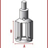 Перемешивающий элемент Bohlender веерообразный, длина 300 мм, 38 х 45 мм, PTFE
