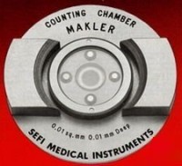 Камера Маклера для подсчета сперматозоидов с сеткой, для прямого микроскопа, Sefi Medical