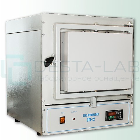 Печь муфельная ПМ-12 (8 л. / 1250 °С) с терморегулятором PT-1200