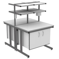 Стол лабораторный островной низкий СО-90.128.76 