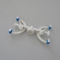 Зажим для бюреток на 2 места, АБС-пластик, Greetmed