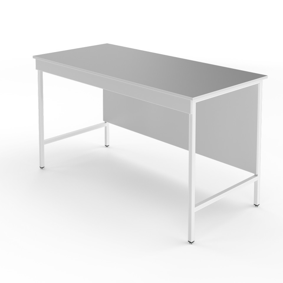Высокий лабораторный стол со столешницей из химстойкого пластика НВ-1500 ЛСПв