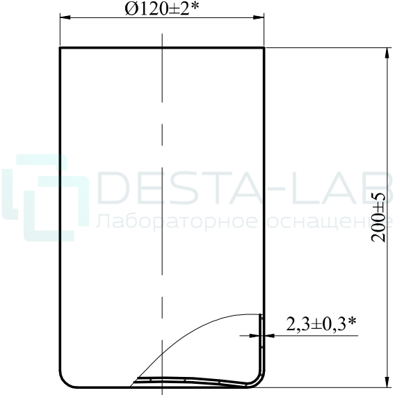 Сосуд тип СЦ-2 эскиз 2-524 ТС