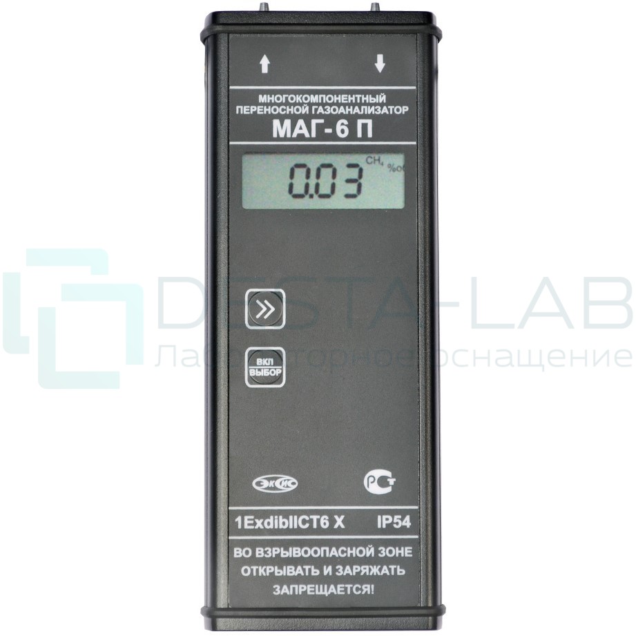 Многокомпонентный газоанализатор МАГ-6 П-К-В (O2, CO2, NH3)