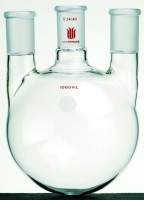 Колба трехгорлая, круглодонная, 50 мл, нестерильная, с вертикальными горловинами, Merck (Millipore, Sigma-Aldrich, Supelco)