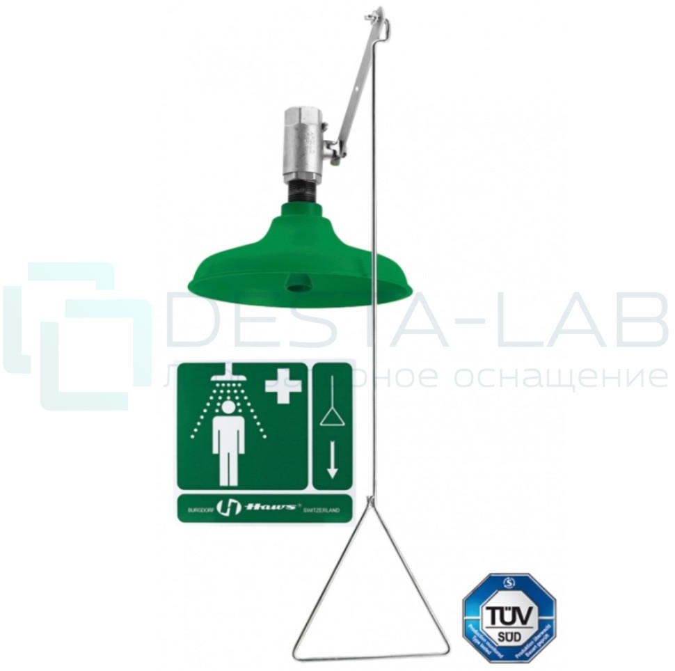 Аварийные души 8130V AXION с насадкой из ABS пластика